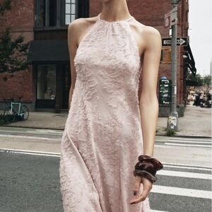 Zara Halter Midi Dress